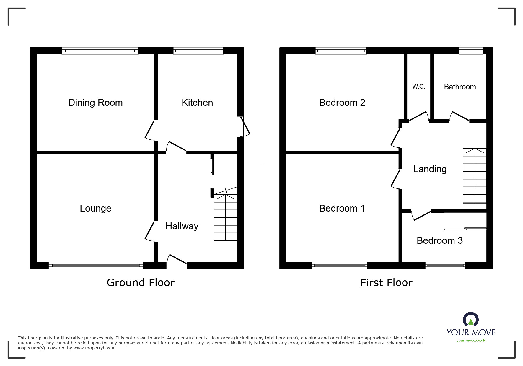 Floorplan of 3 bedroom Semi Detached House for sale, Cheviot Close, Bexleyheath, DA7