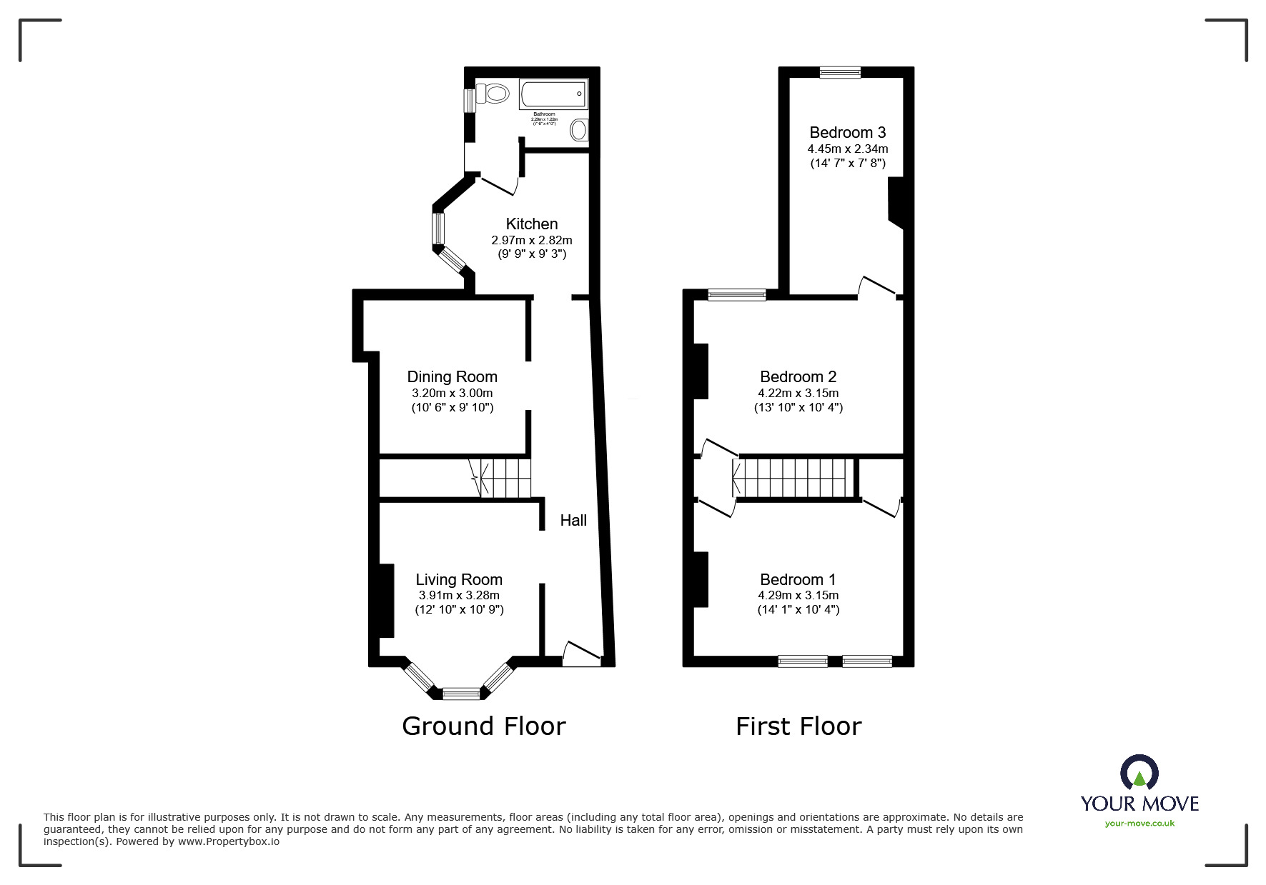 Floorplan of 3 bedroom Mid Terrace House for sale, Sandcliff Road, Erith, DA8