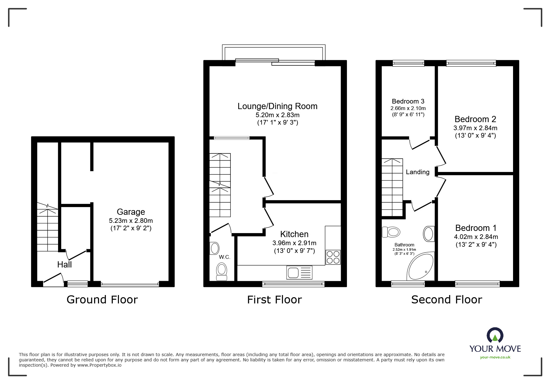 Floorplan of 3 bedroom Mid Terrace House for sale, Bramble Croft, Erith, DA8