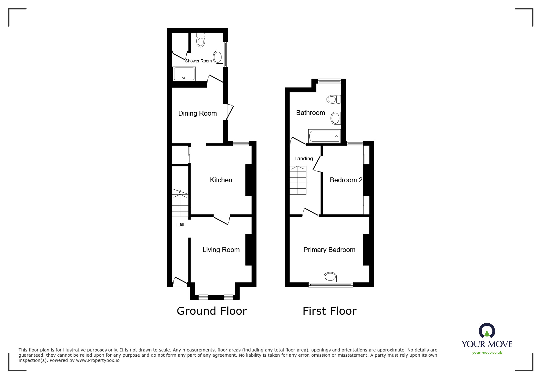 Floorplan of 2 bedroom Mid Terrace House for sale, Lower Road, Belvedere, DA17