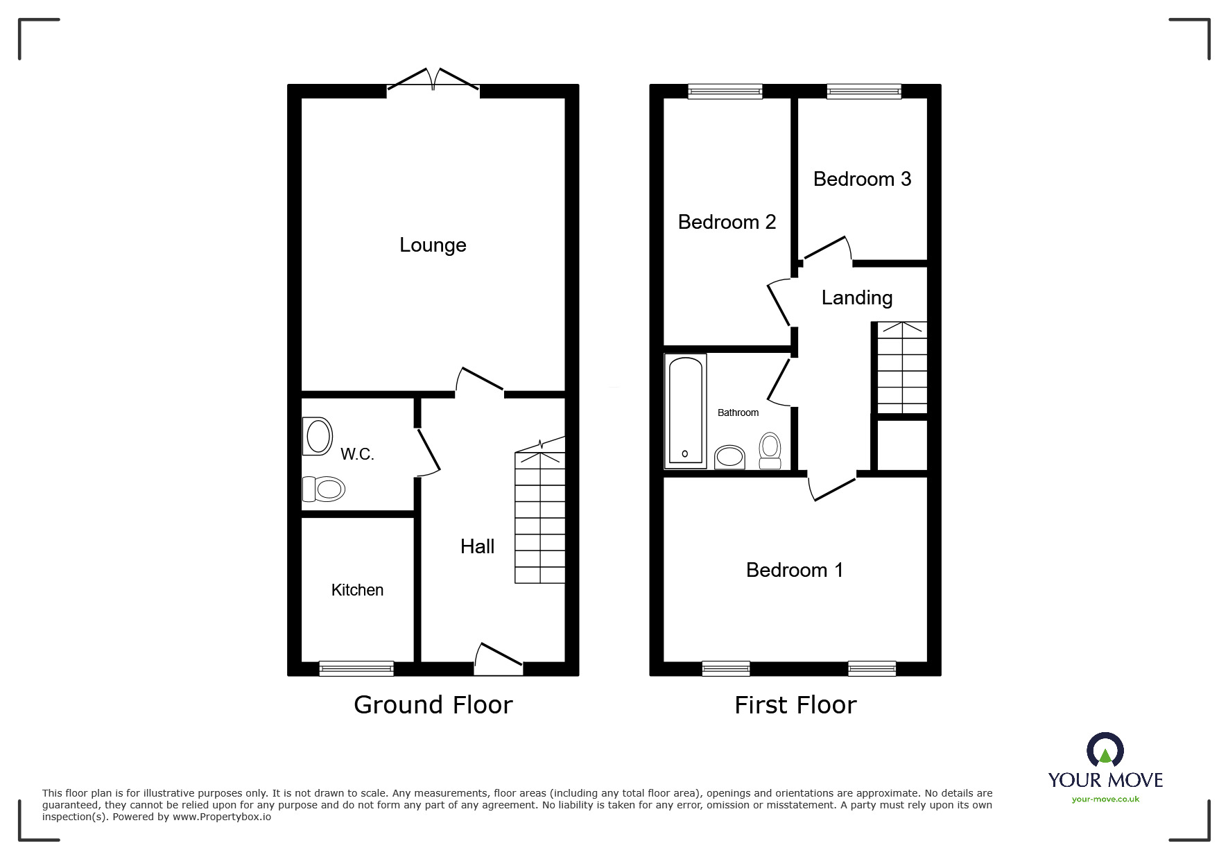 Floorplan of 3 bedroom End Terrace House for sale, Slade Green Road, Erith, DA8