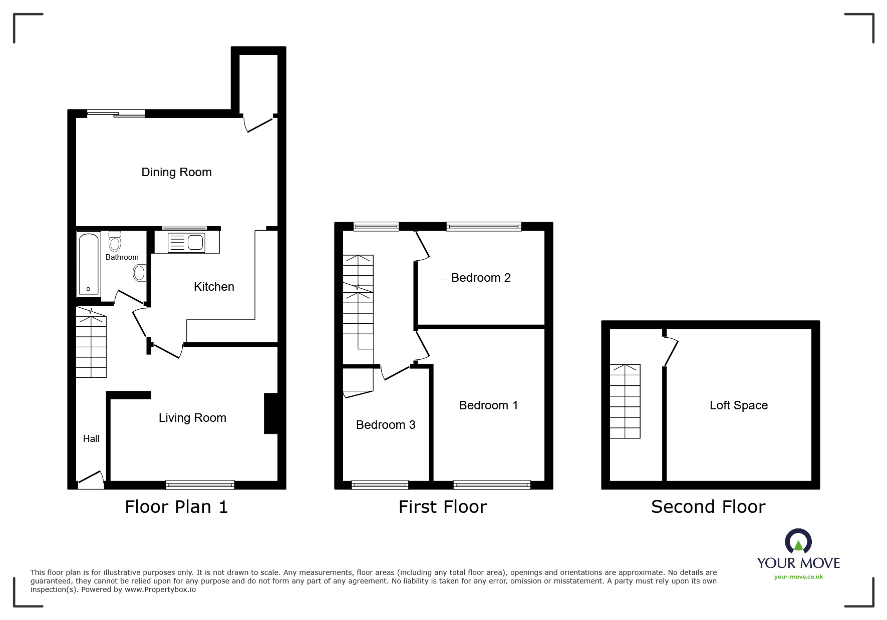 Floorplan of 3 bedroom Mid Terrace House for sale, Hazel Drive, Erith, DA8