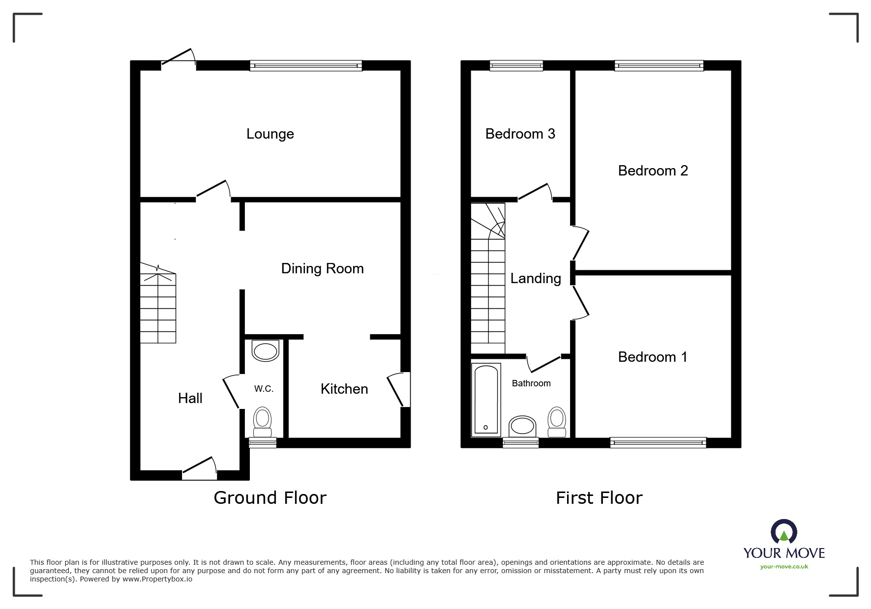 Floorplan of 3 bedroom End Terrace House for sale, Lincoln Close, Erith, DA8