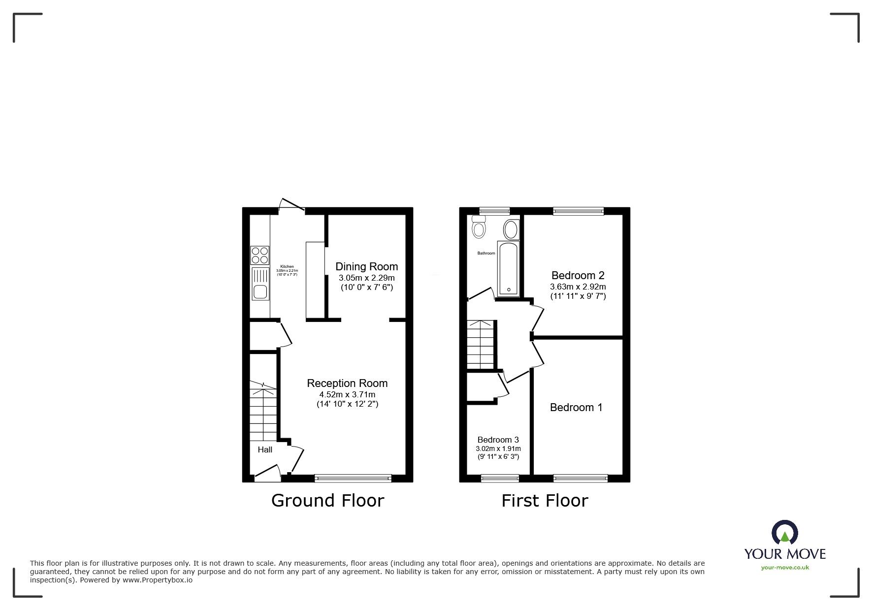 Floorplan of 3 bedroom Mid Terrace House for sale, Leycroft Gardens, Erith, DA8