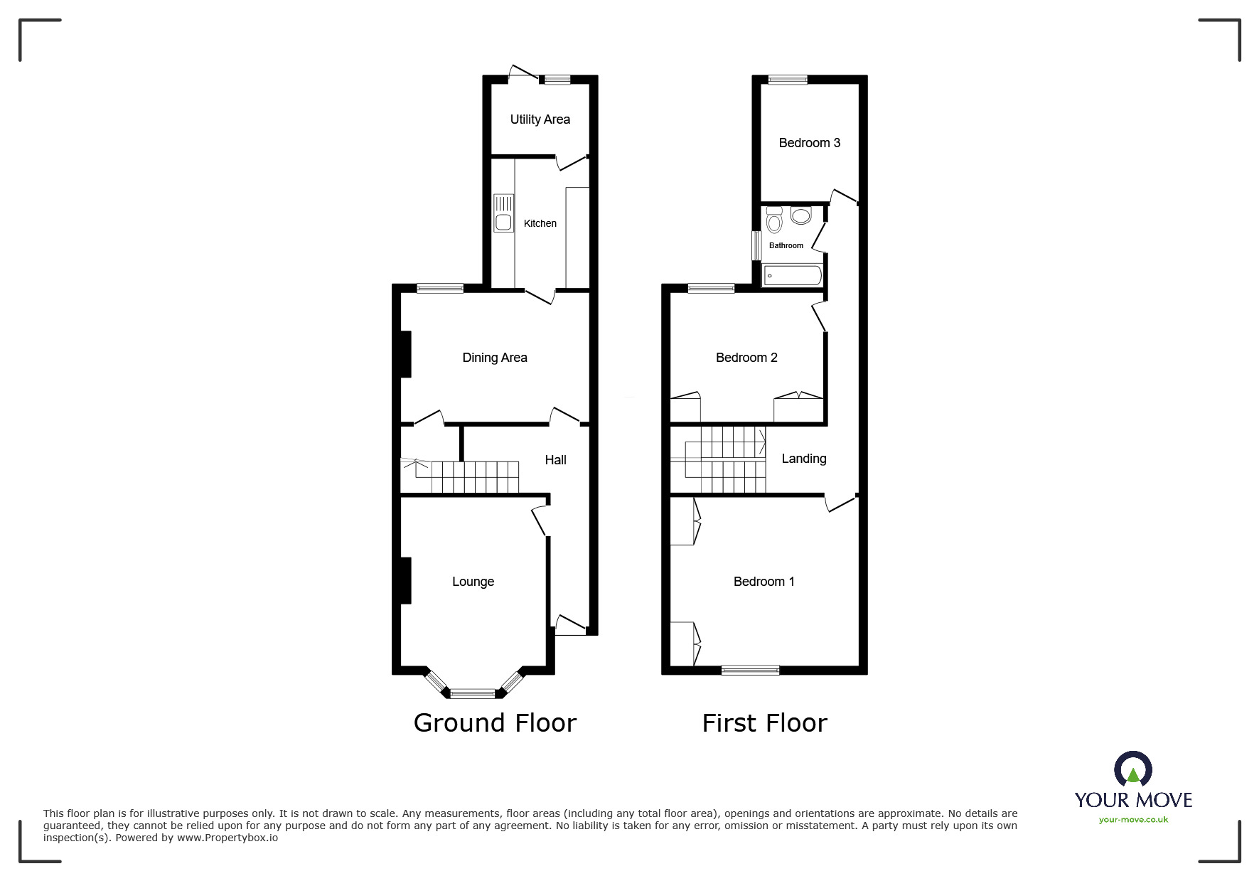 Floorplan of 3 bedroom Mid Terrace House for sale, Alford Road, Erith, DA8