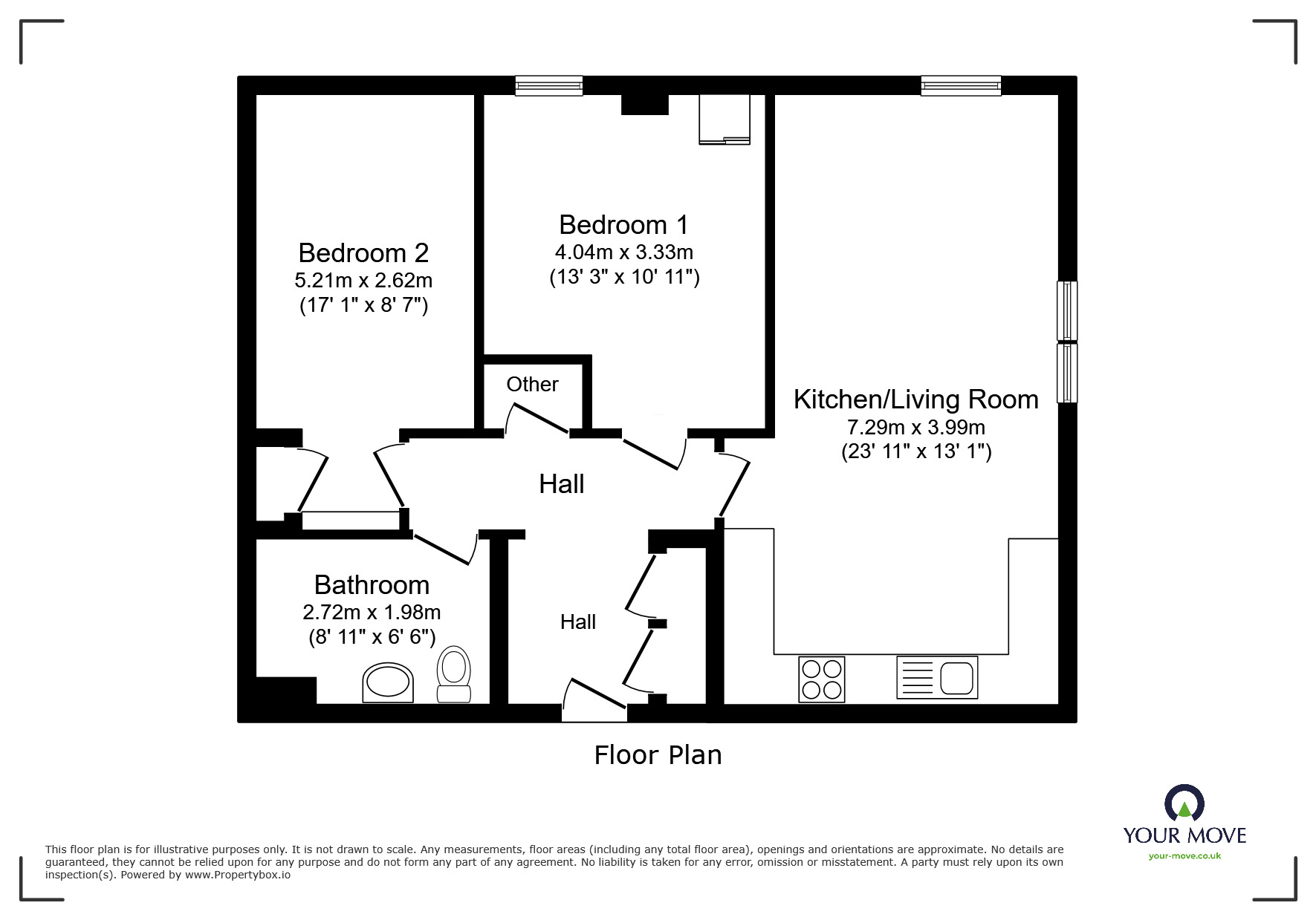 Floorplan of 2 bedroom Flat to rent, Beadle Place, Callender Road, Erith, DA8