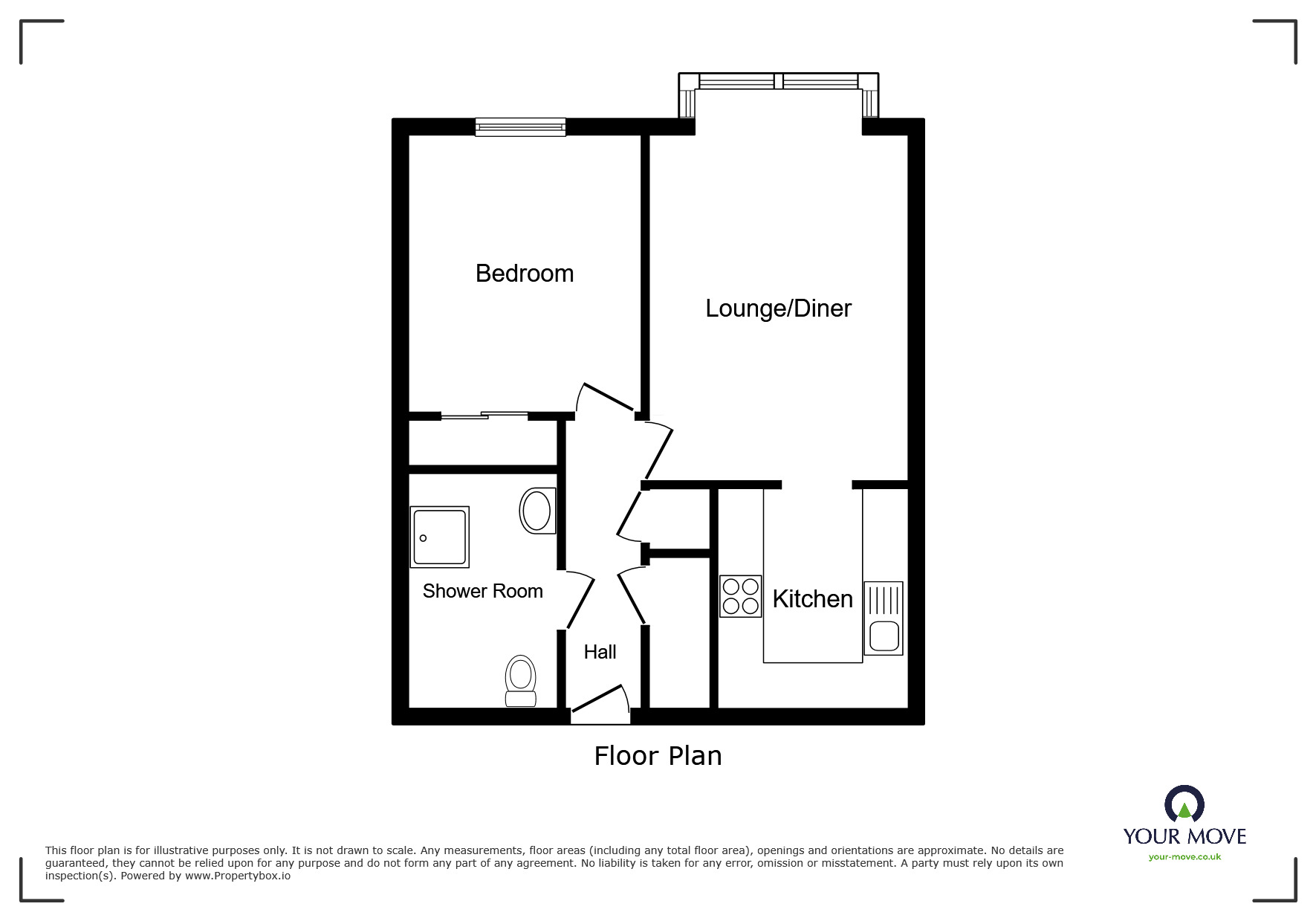 Floorplan of 1 bedroom  Flat for sale, Erith Road, Belvedere, DA17