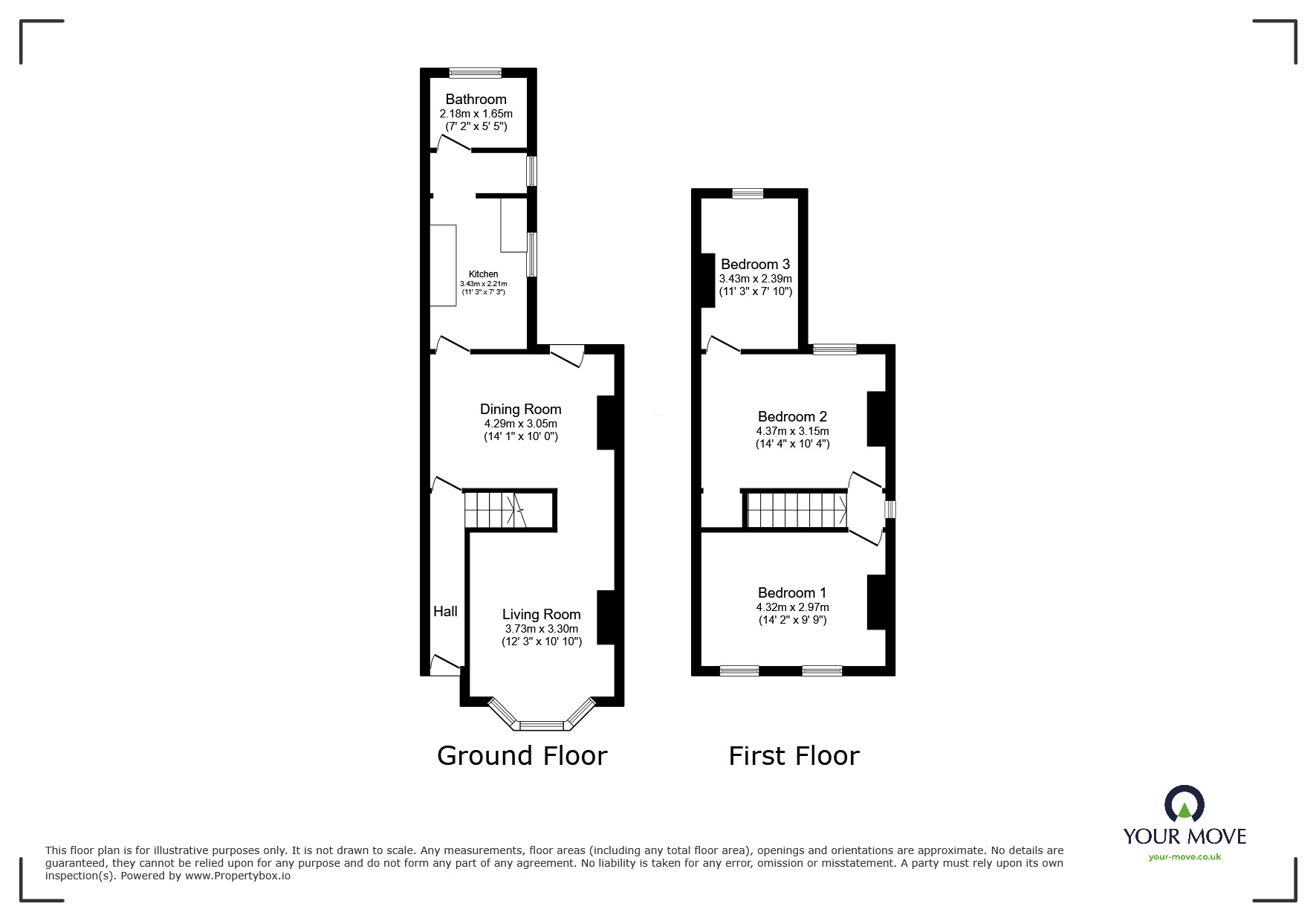 Floorplan of 3 bedroom Mid Terrace House for sale, Sandcliff Road, Erith, DA8