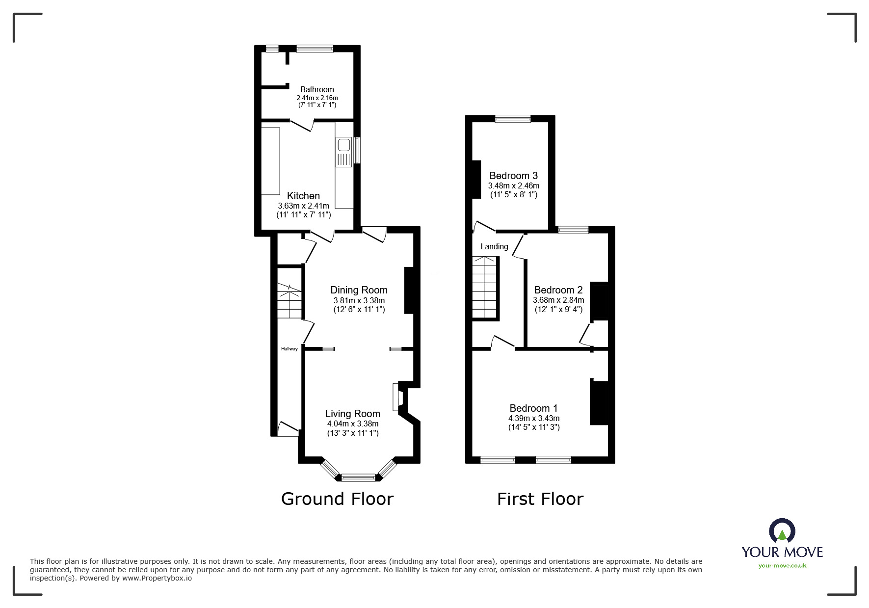 Floorplan of 3 bedroom Mid Terrace House for sale, Vickers Road, Erith, DA8