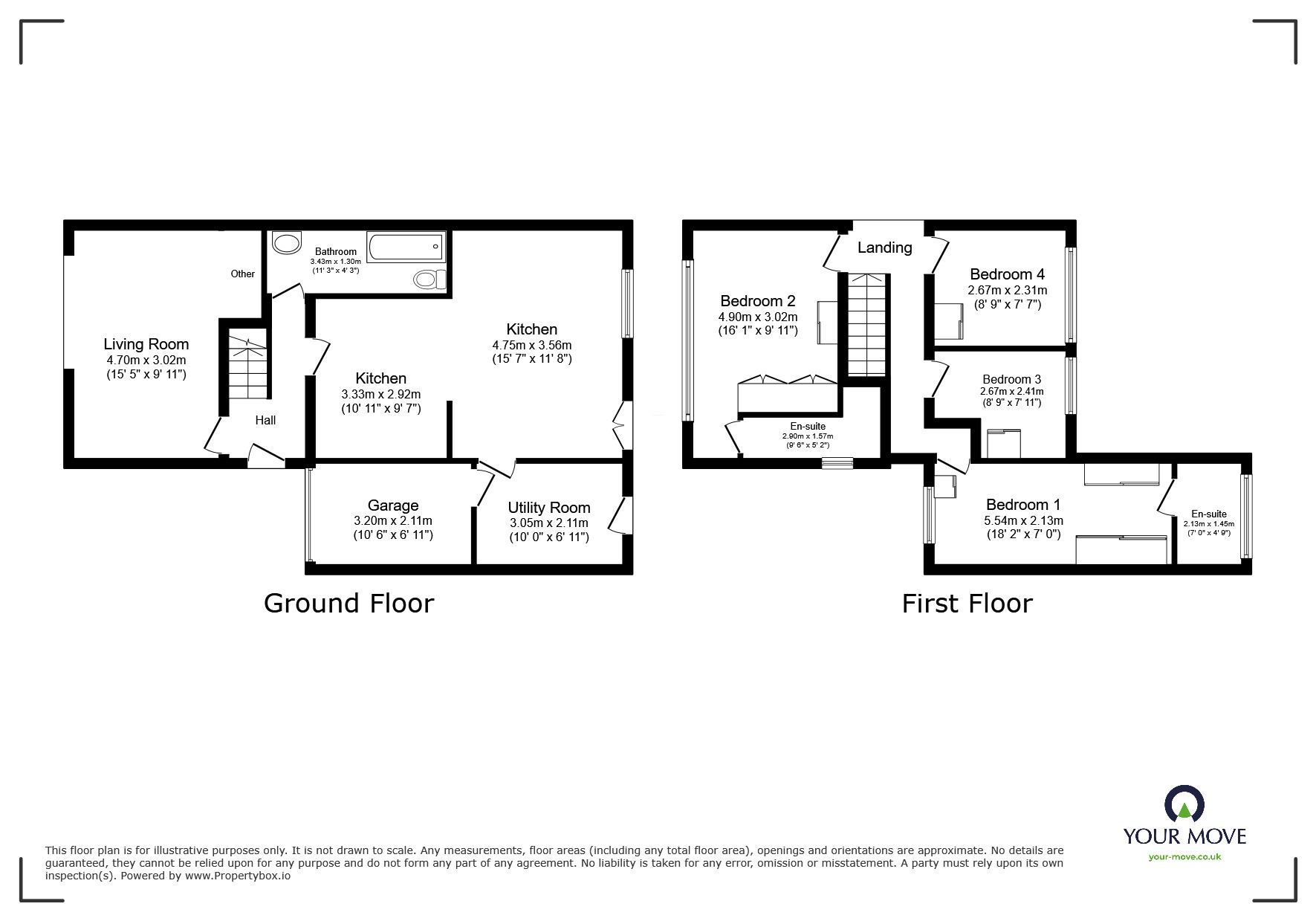 Floorplan of 4 bedroom Semi Detached House for sale, Meyer Road, Erith, DA8