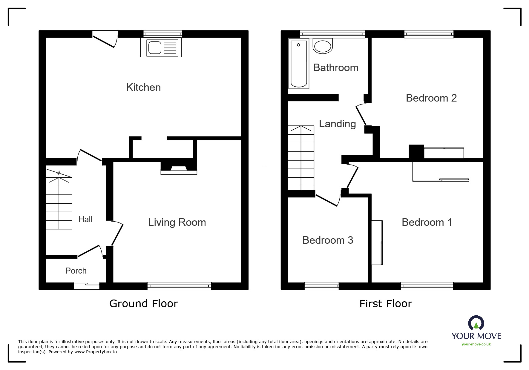 Floorplan of 3 bedroom End Terrace House to rent, Beacon Road, Erith, DA8
