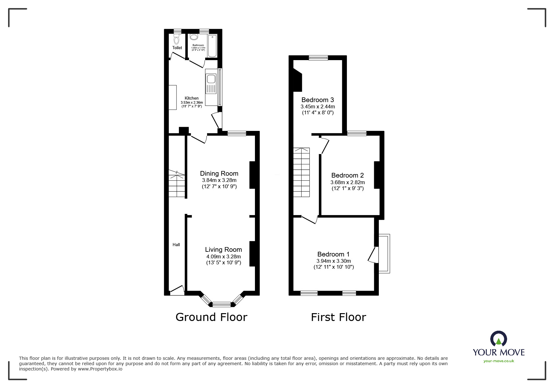 Floorplan of 3 bedroom Mid Terrace House for sale, Sandcliff Road, Erith, DA8
