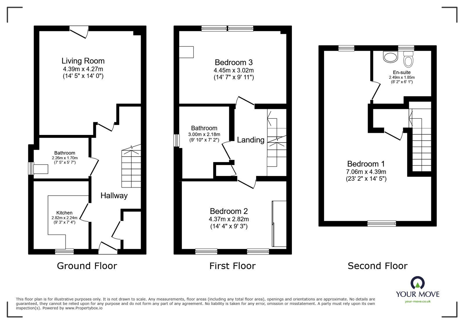 Floorplan of 3 bedroom Semi Detached House for sale, Slade Green Road, Erith, DA8
