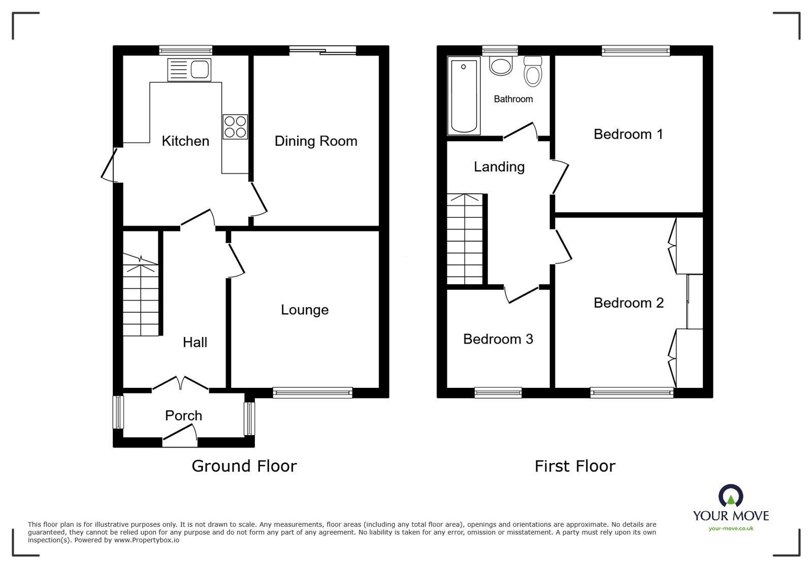 Floorplan of 3 bedroom Semi Detached House for sale, Parsonage Manorway, Belvedere, DA17