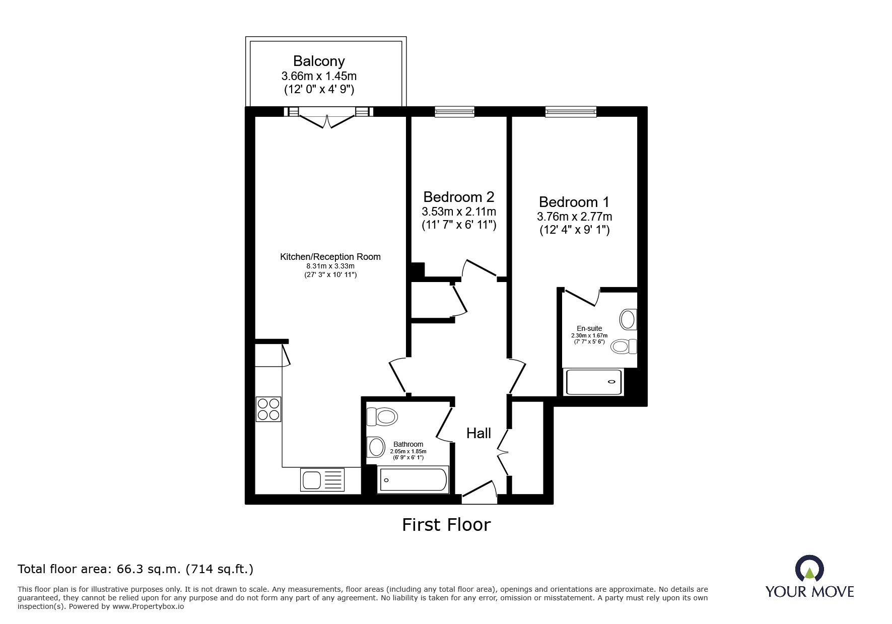 Floorplan of Property to rent, Richmer Road, Erith, DA8