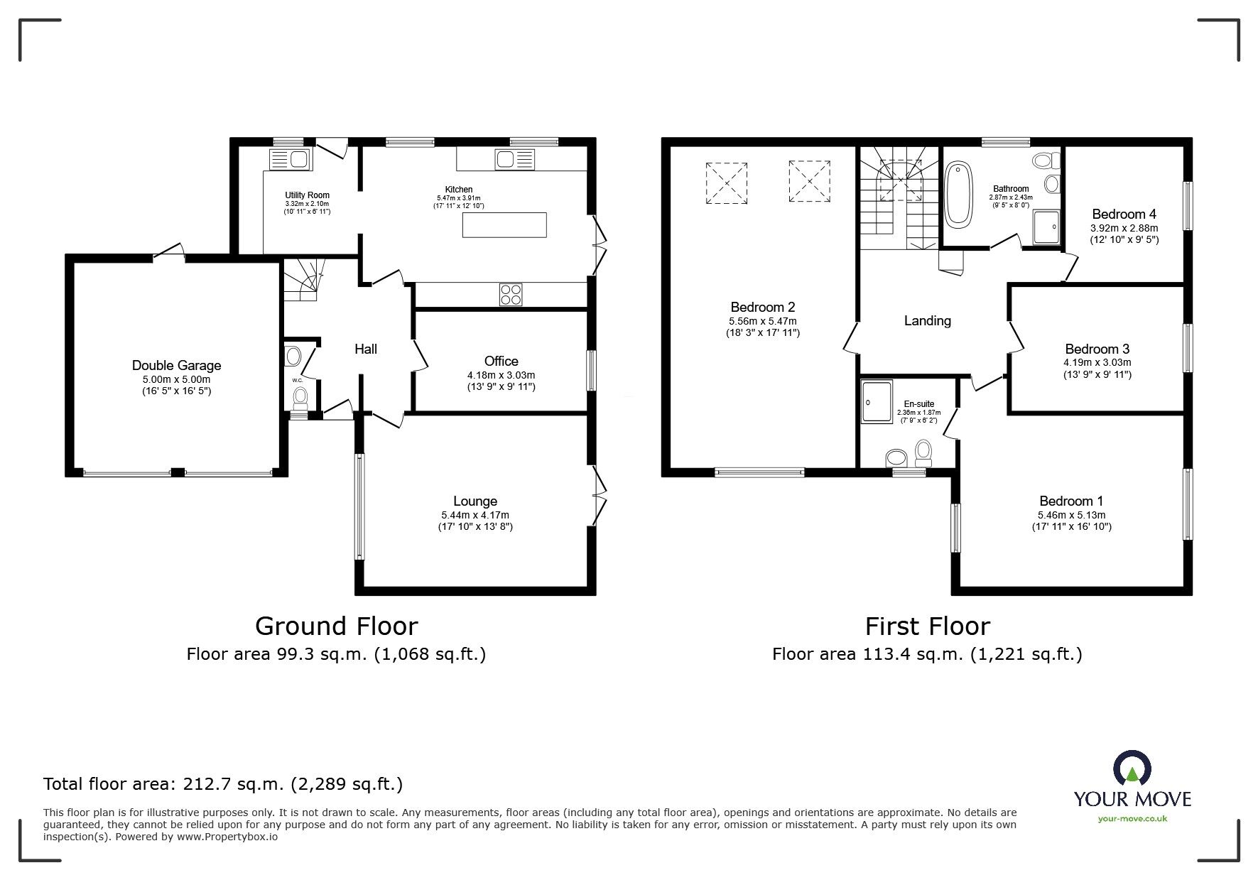 Floorplan of 4 bedroom Detached House for sale, Grange Court, Carlton-le-Moorland, Lincolnshire, LN5