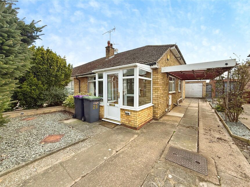 Main image of 2 bedroom Semi Detached House for sale, Willow Road, North Hykeham, Lincolnshire, LN6