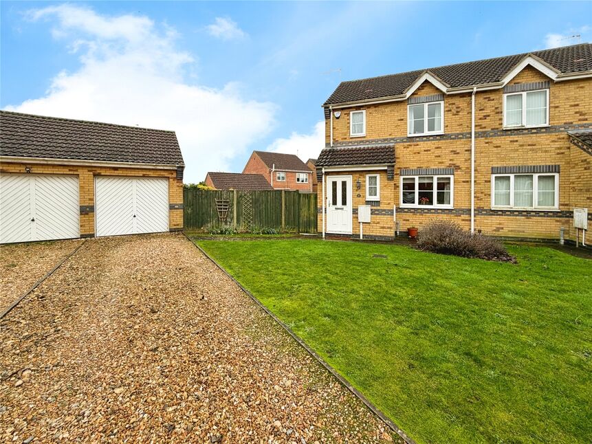 Main image of 3 bedroom Semi Detached House for sale, Rosedale Close, Cherry Willingham, Lincolnshire, LN3