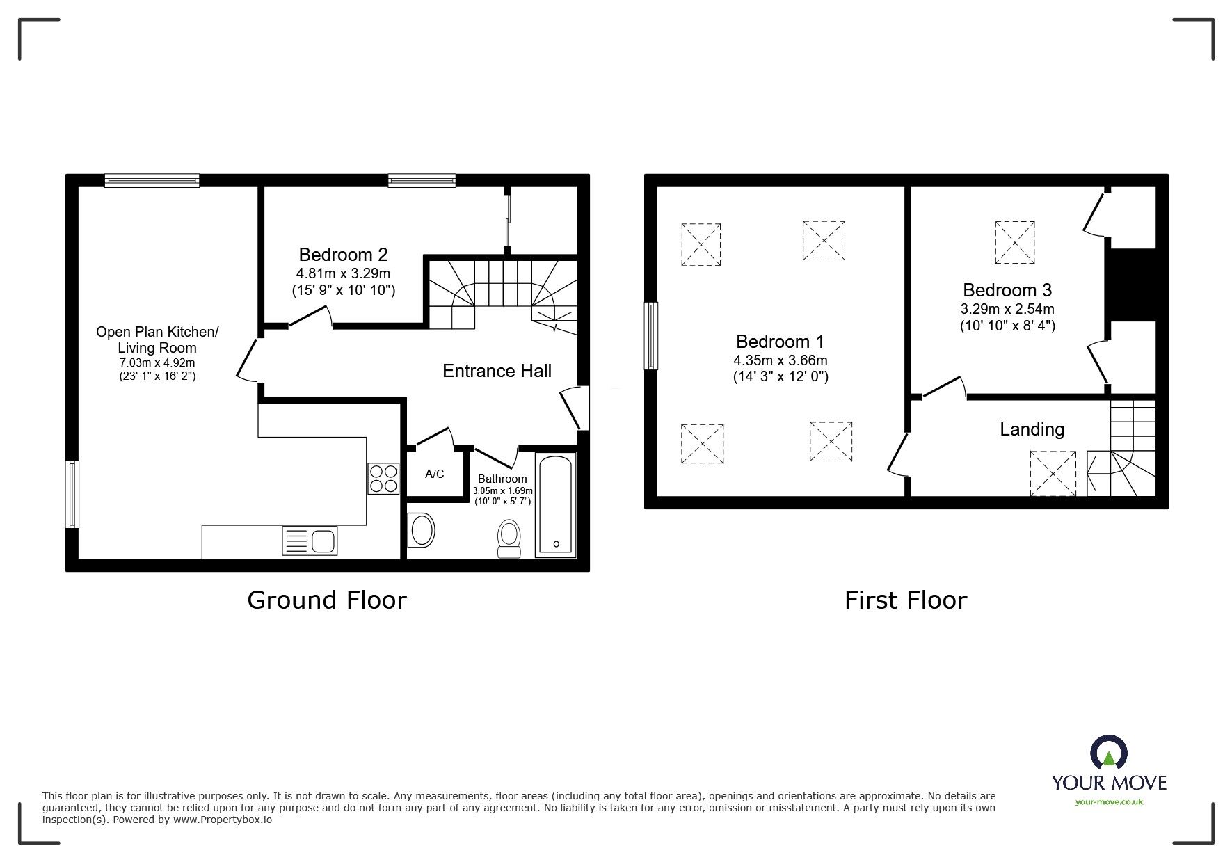 Floorplan of 3 bedroom  Flat to rent, Newark Road, North Hykeham, Lincolnshire, LN6