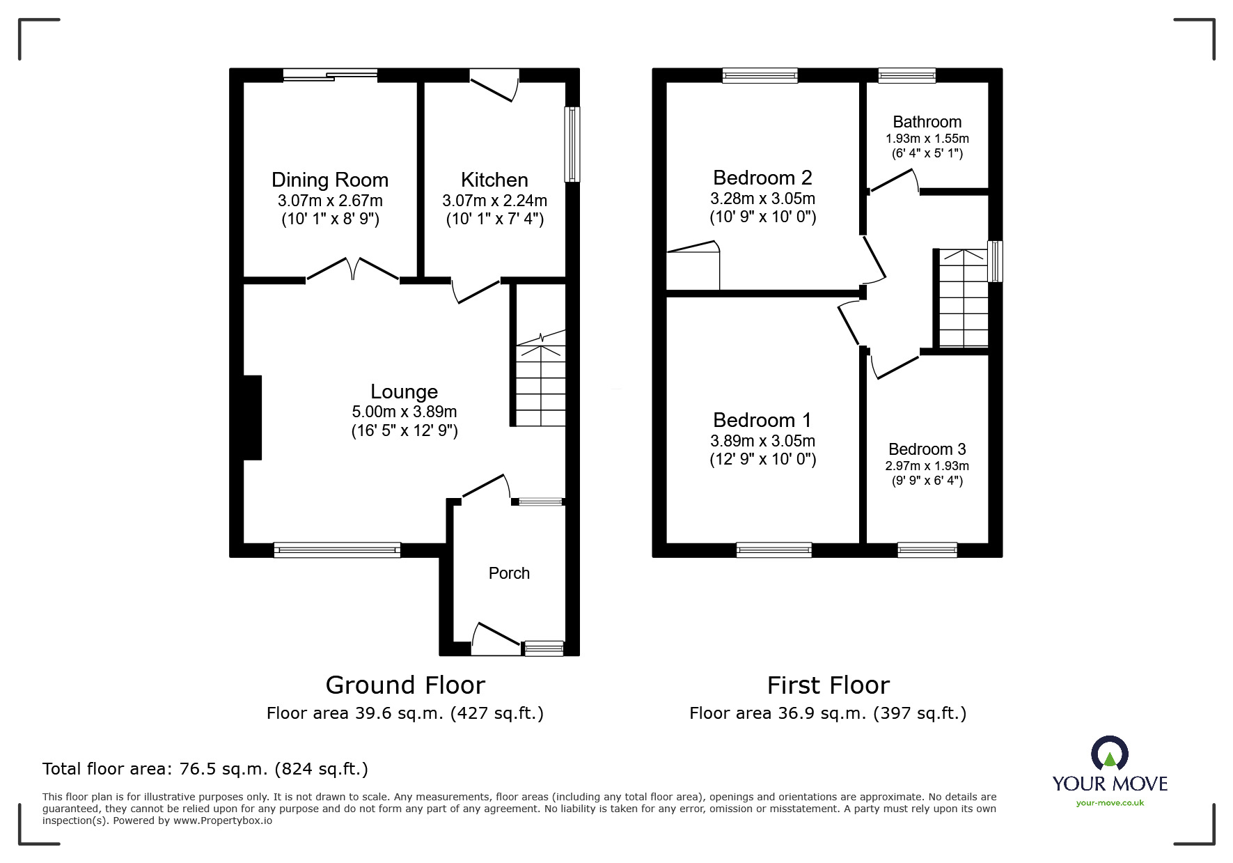 Floorplan of 3 bedroom Semi Detached House for sale, Laburnum Close, North Hykeham, Lincoln, LN6