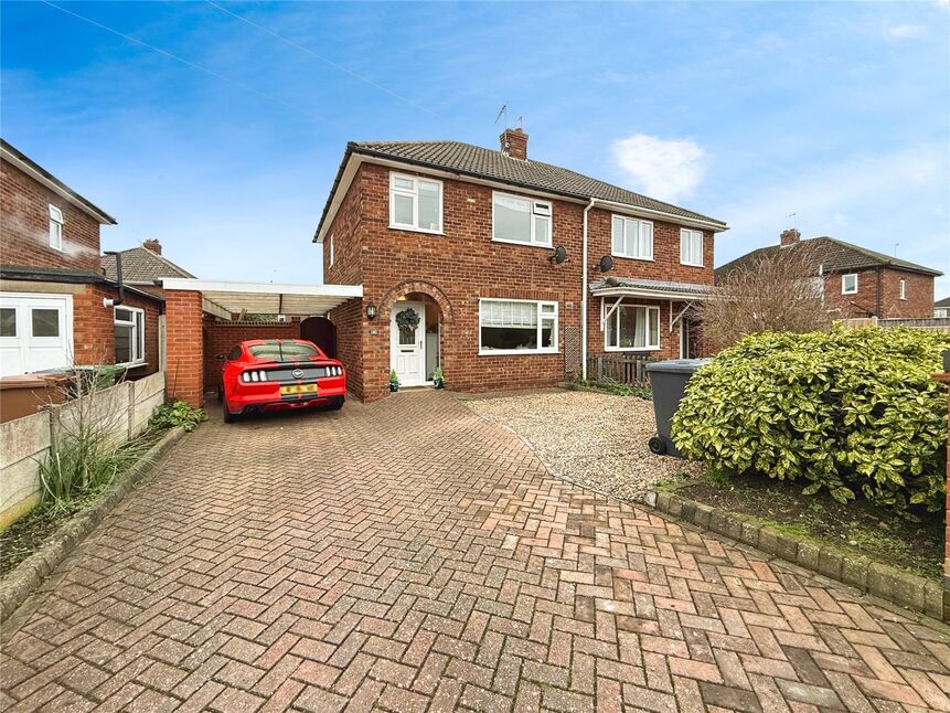 Main image of 3 bedroom Semi Detached House for sale, Berkeley Avenue, Lincoln, Lincolnshire, LN6