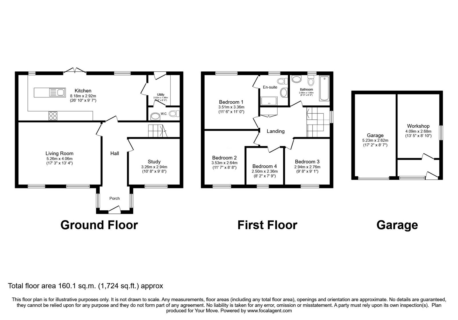 Floorplan of 4 bedroom Detached House for sale, Cupola Close, North Hykeham, Lincolnshire, LN6