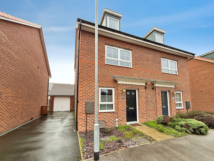 Main image of 4 bedroom Semi Detached House for sale, Brutus Court, North Hykeham, Lincolnshire, LN6