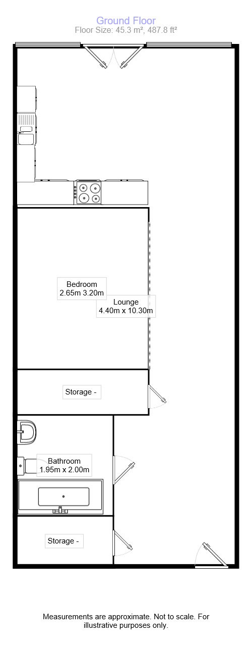 Floorplan of 1 bedroom  Flat to rent, Huntingdon Street, Nottingham, NG1