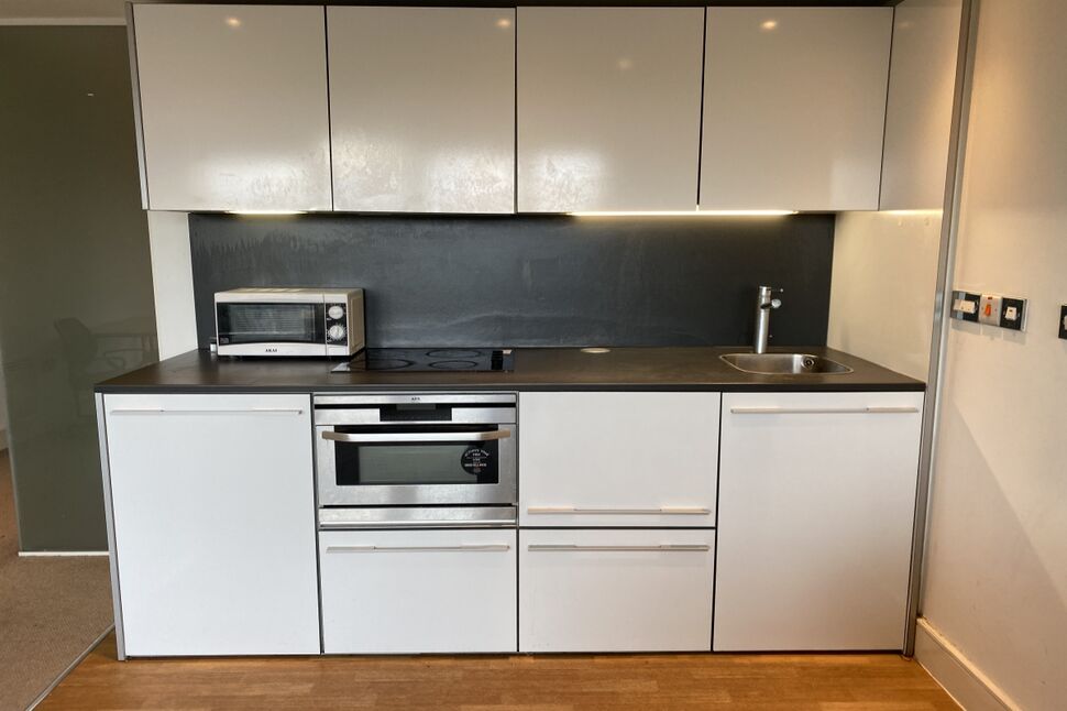 Living Area and Open Plan Kitchen