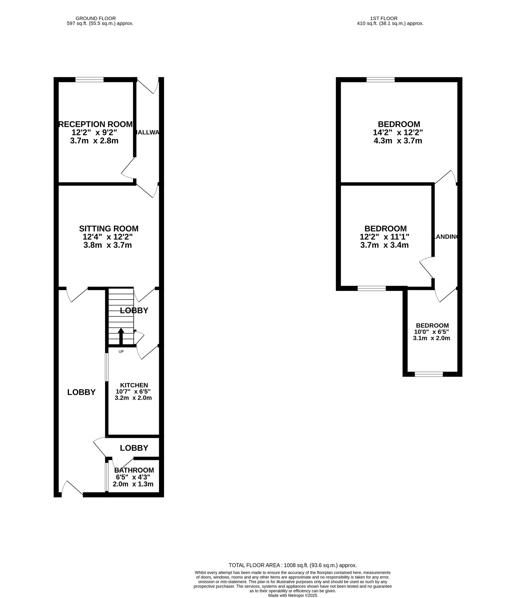 Floorplan of 3 bedroom Mid Terrace House for sale, Alderson Road, Birmingham, West Midlands, B8