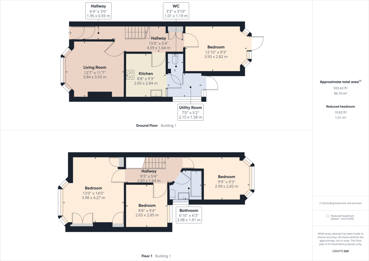Floorplan of 4 bedroom  House to rent, Pleydell Road, Northampton, NN4