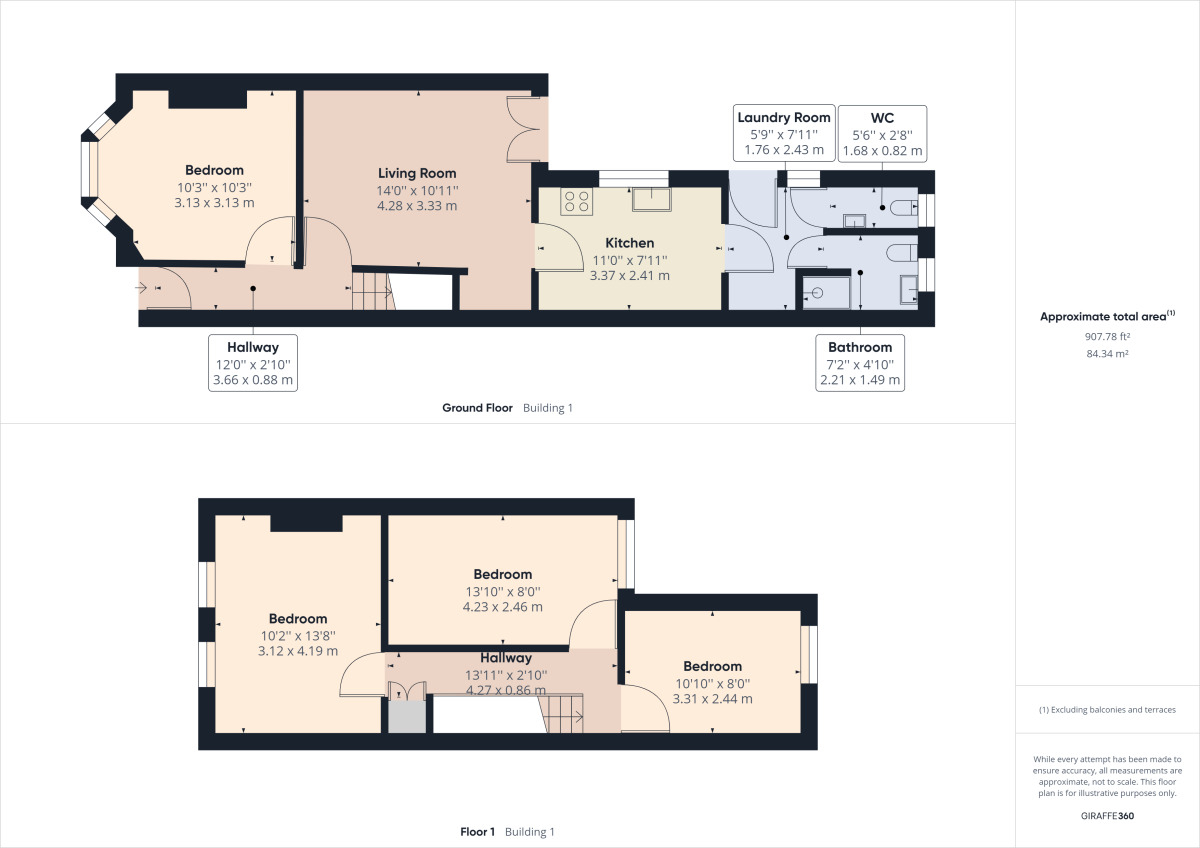 Floorplan of 4 bedroom  House to rent, Southampton Road, Northampton, NN4