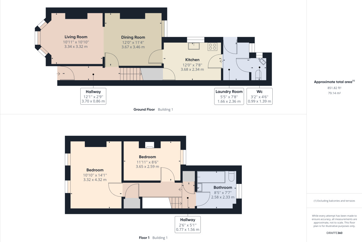 Floorplan of 2 bedroom  House to rent, St. Leonards Road, Northampton, NN4