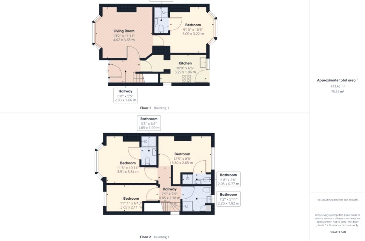 Floorplan of 1 bedroom Property to rent, Towcester Road, Northampton, NN4