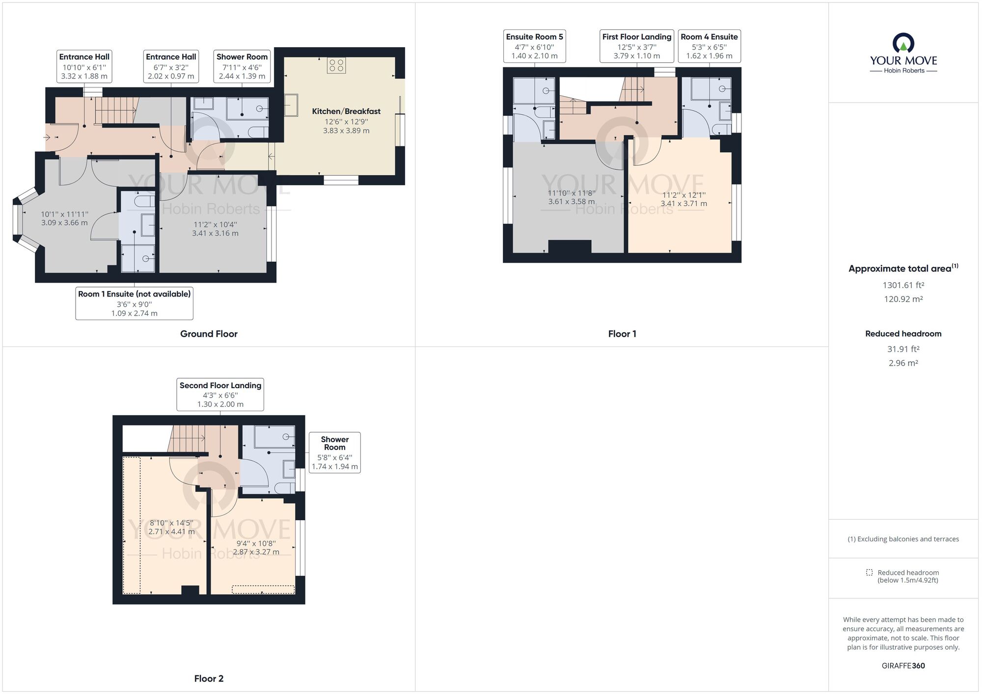 Floorplan of 6 bedroom  Room to rent, Gloucester Crescent, Northampton, NN4