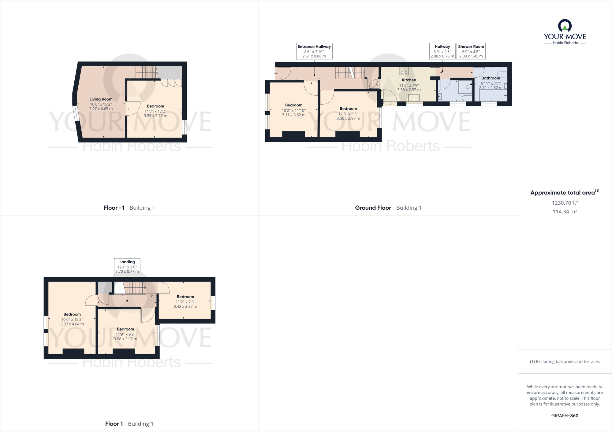 Floorplan of 1 bedroom Room to rent, Derby Road, Northampton, NN1