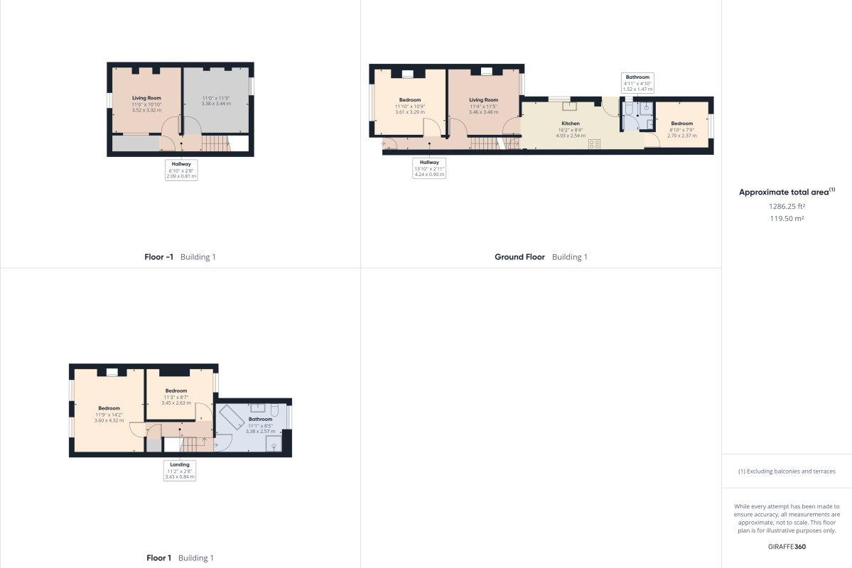 Floorplan of 1 bedroom Property to rent, Lower Thrift Street, Northampton, Northamptonshire, NN1