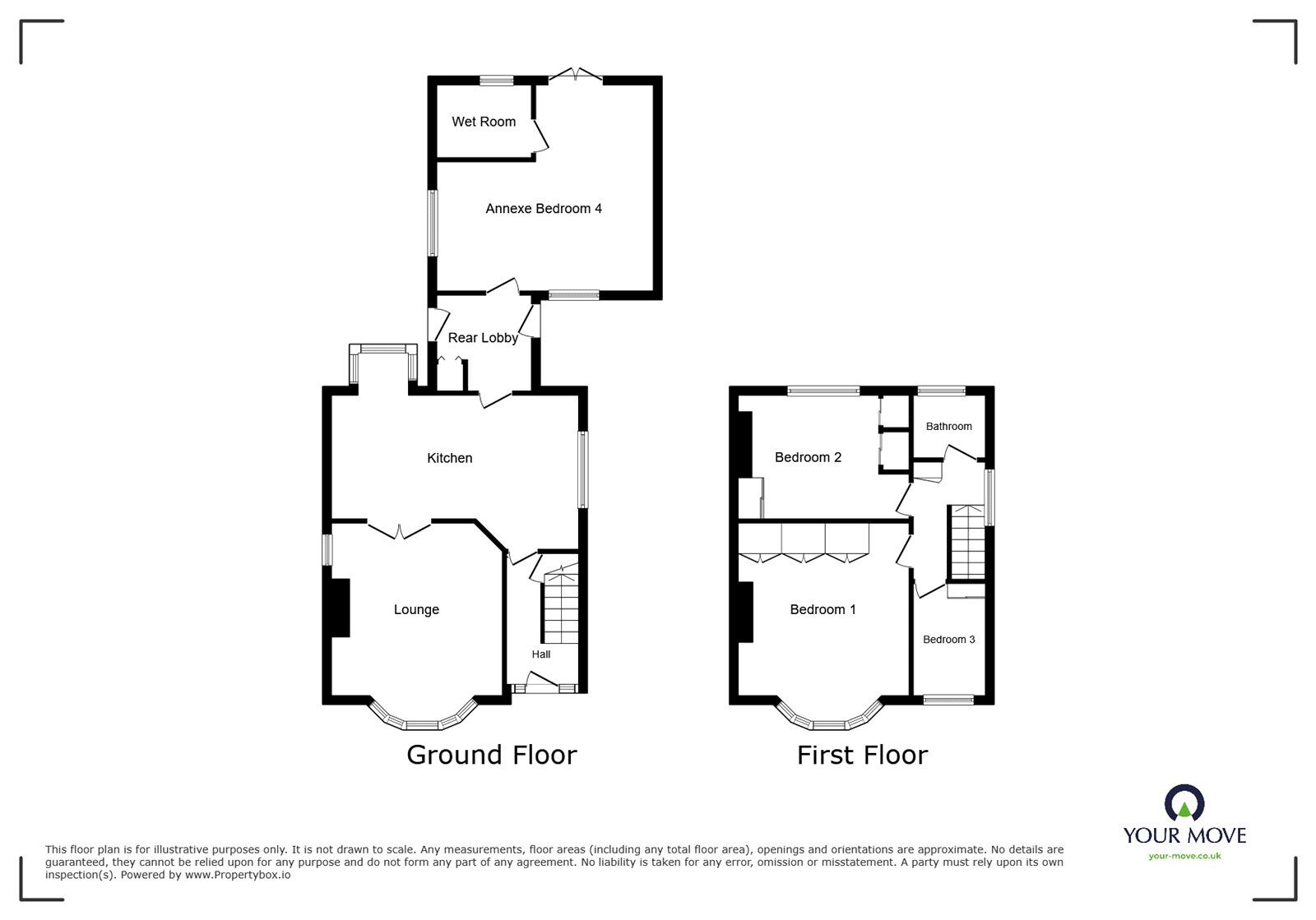 Floorplan of 4 bedroom Detached House for sale, Ansley Road, Nuneaton, Warwickshire, CV10