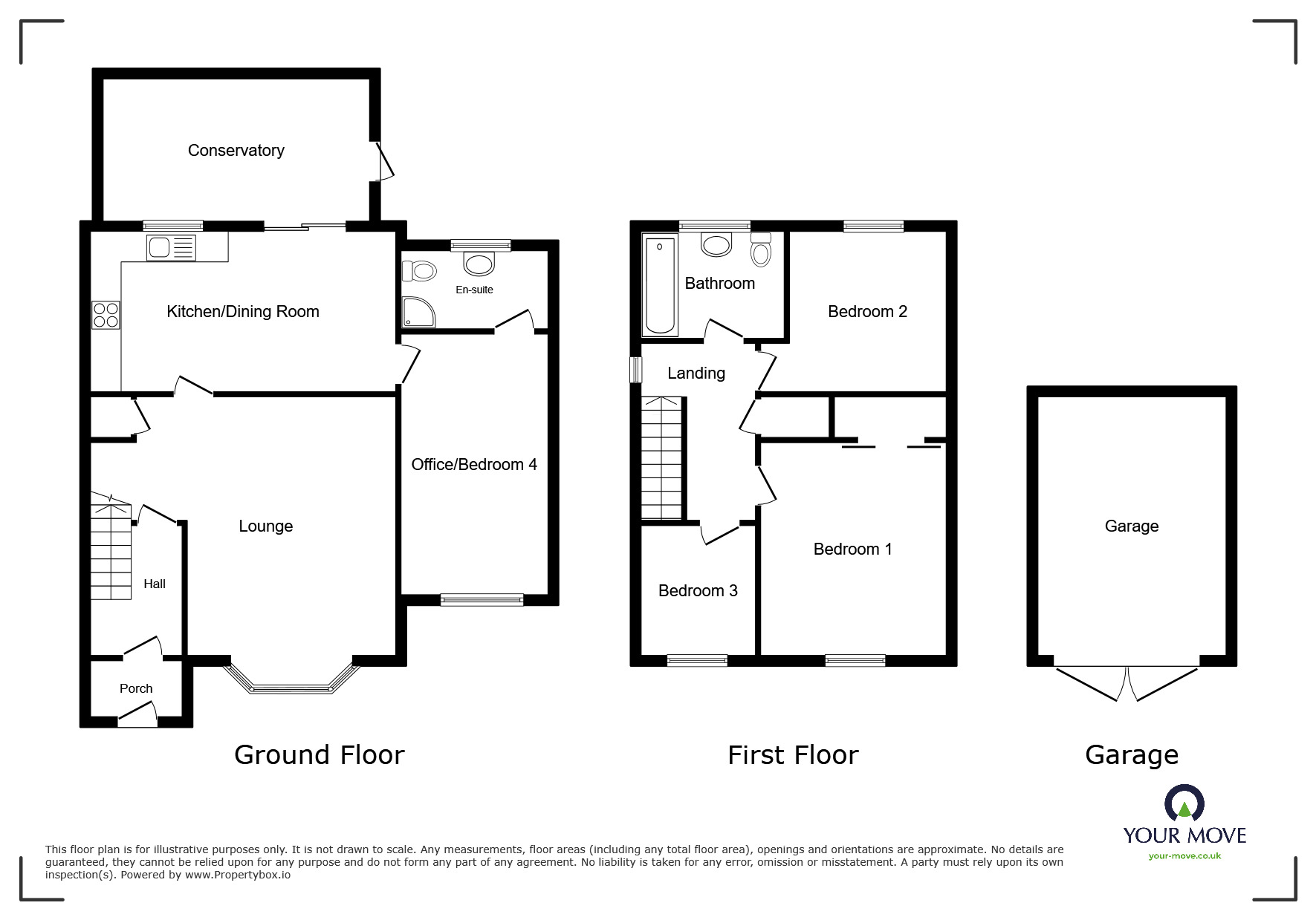 Floorplan of 4 bedroom End Terrace House for sale, Atholl Crescent, Nuneaton, Warwickshire, CV10