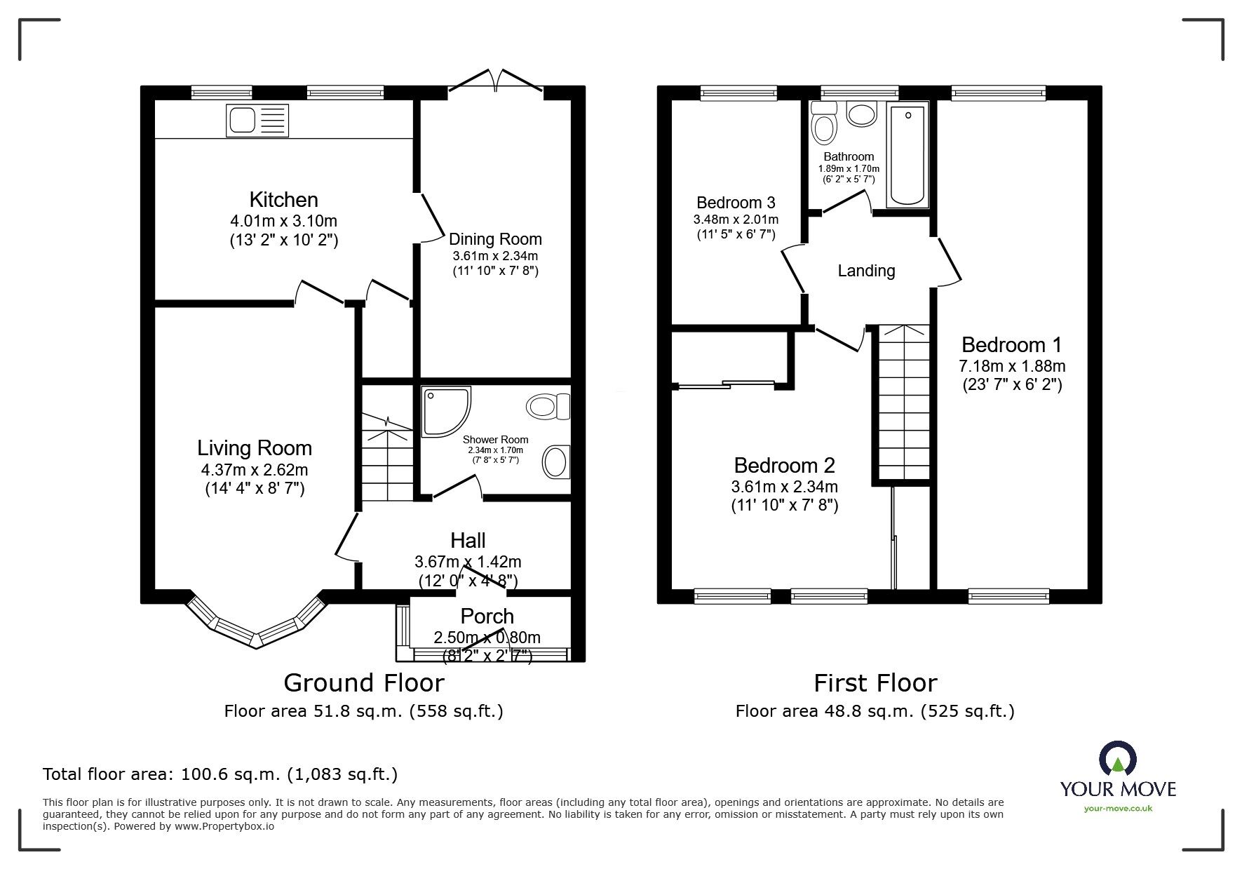 Floorplan of 3 bedroom Link Detached House for sale, Keats Close, Galley Common, Warwickshire, CV10