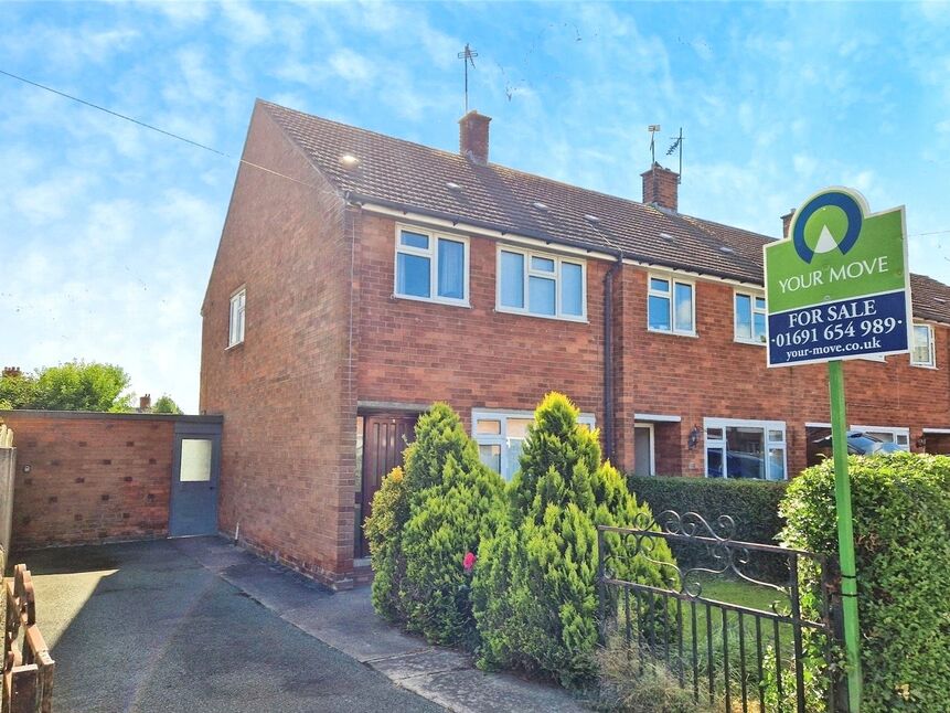 Main image of 3 bedroom End Terrace House for sale, Western Avenue, Whittington, Shropshire, SY11