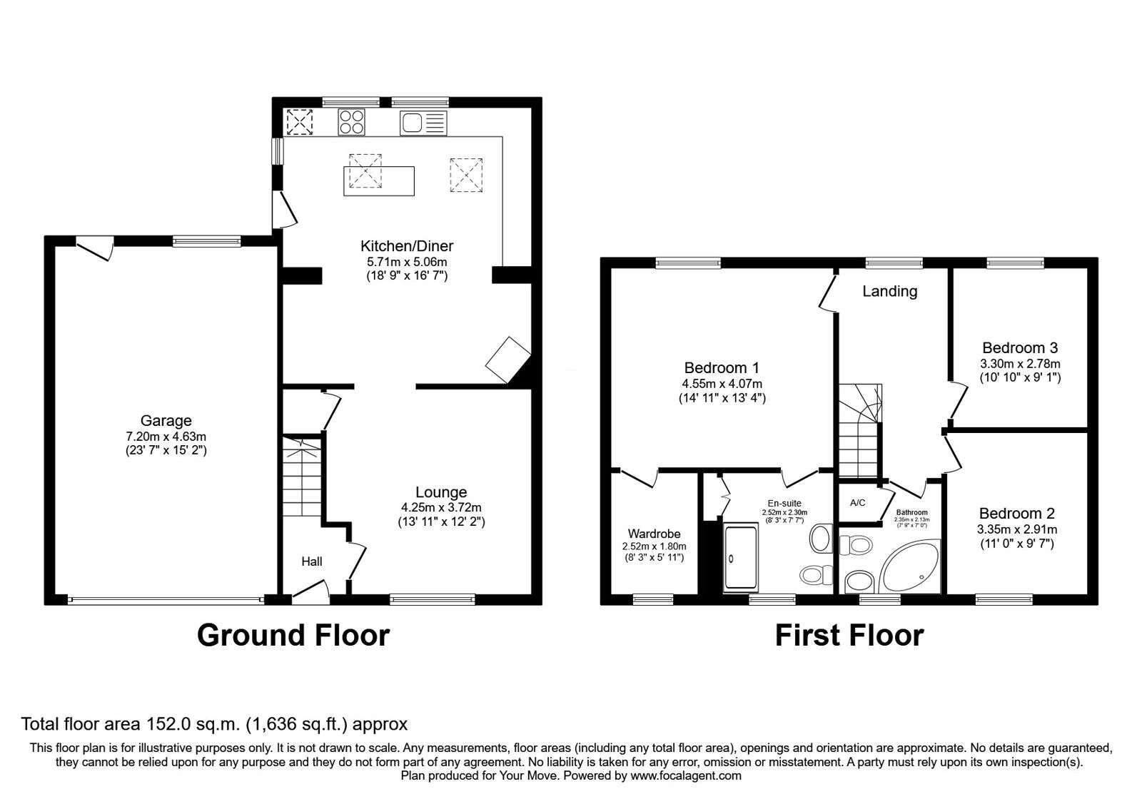 Floorplan of 3 bedroom Semi Detached House for sale, Brynmelyn, Llynclys, Shropshire, SY10