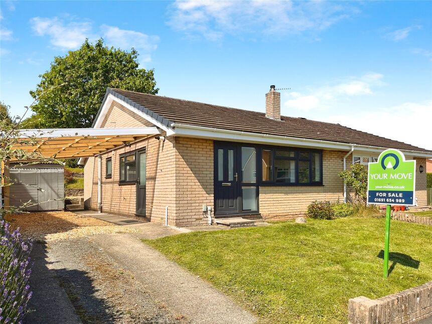 Main image of 2 bedroom Semi Detached Bungalow for sale, Vyrnwy Road, Oswestry, Shropshire, SY11
