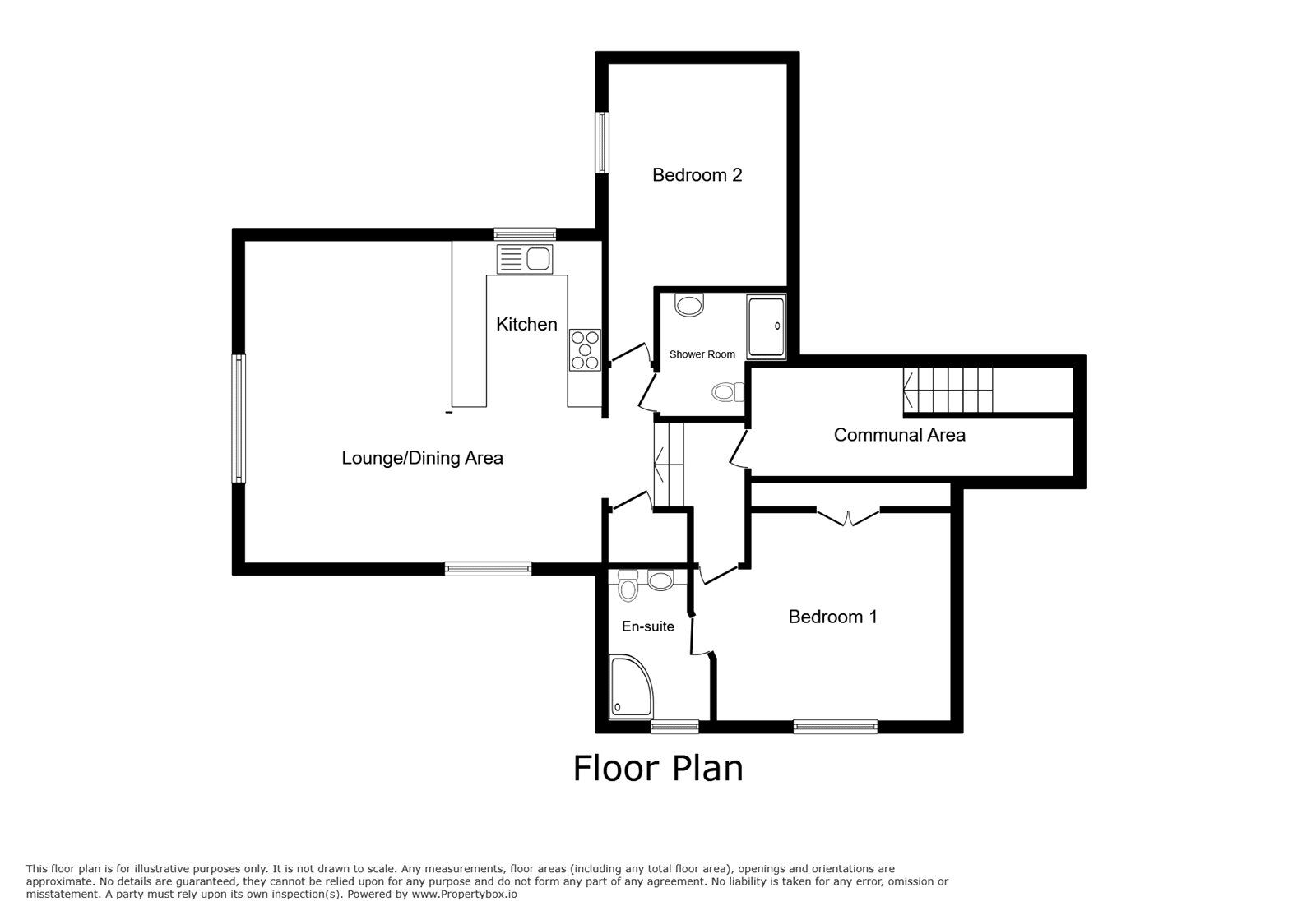 Floorplan of 4 bedroom  Flat for sale, Morda Road, Oswestry, Shropshire, SY11