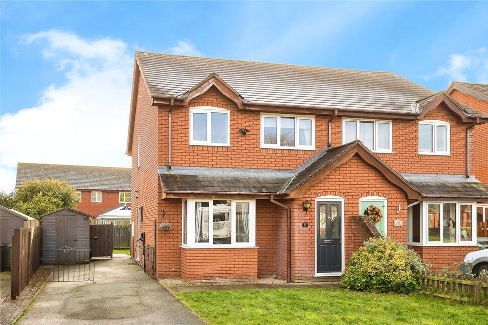 Main image of 3 bedroom Semi Detached House for sale, Willow Close, Four Crosses, Powys, SY22