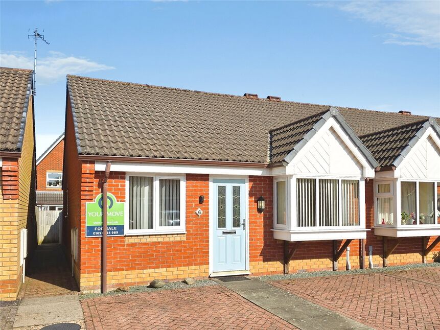 Main image of 2 bedroom End Terrace Bungalow for sale, Charles Parry Close, Oswestry, Shropshire, SY11