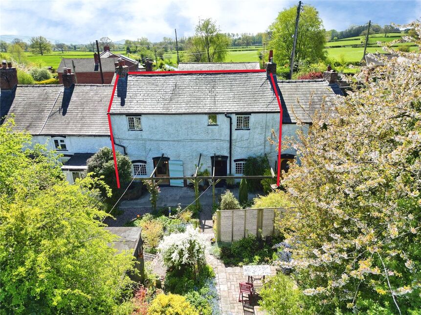 Main image of 2 bedroom Mid Terrace House for sale, Four Crosses, Llanymynech, Powys, SY22