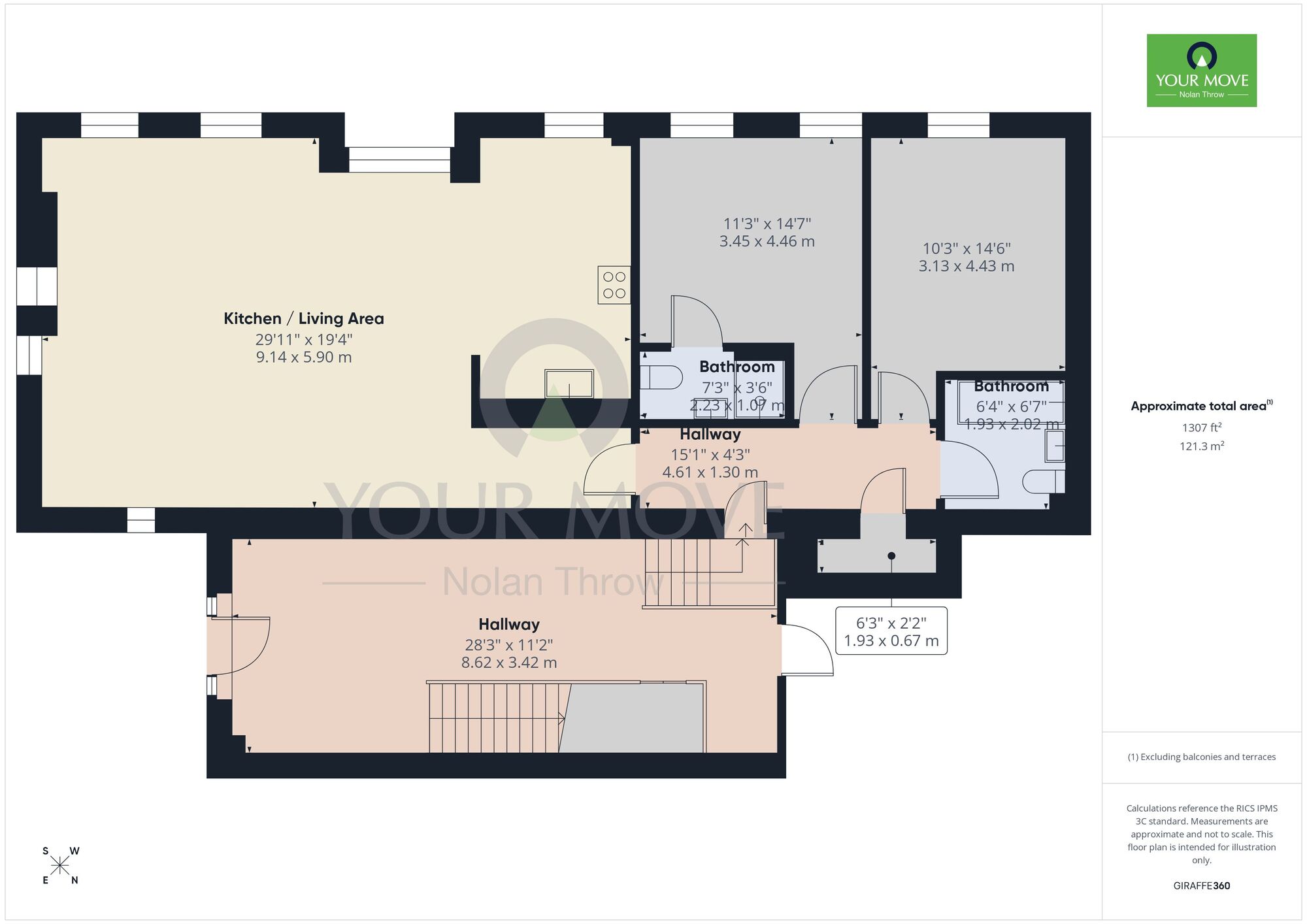 Floorplan of 2 bedroom  Flat to rent, The Drill Hall, Benefield Road, Peterborough, PE8