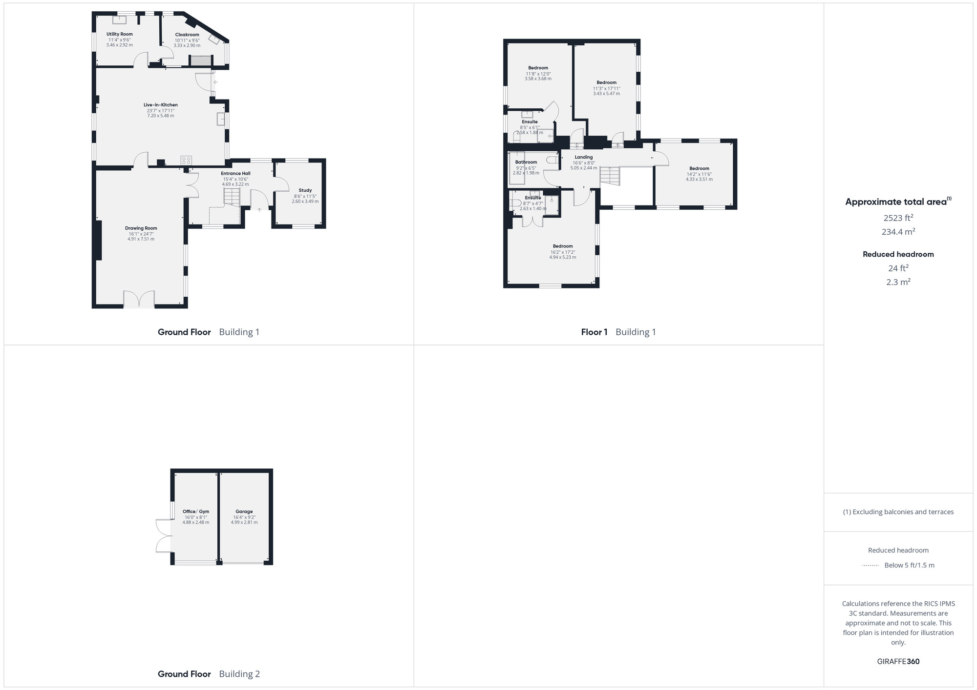 Floorplan of 4 bedroom House to rent, Brewery Court, Oundle, PE8