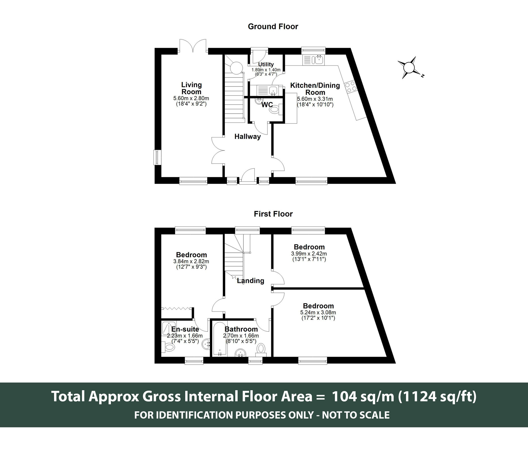 Floorplan of 3 bedroom Semi Detached House to rent, St Mary`s Lane, Warmington, Peterborough, PE8